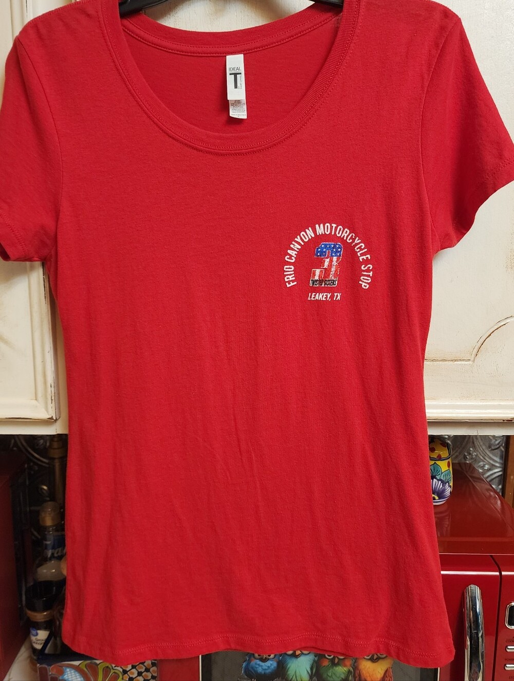 Womens Biker Shirt Sz Lg.